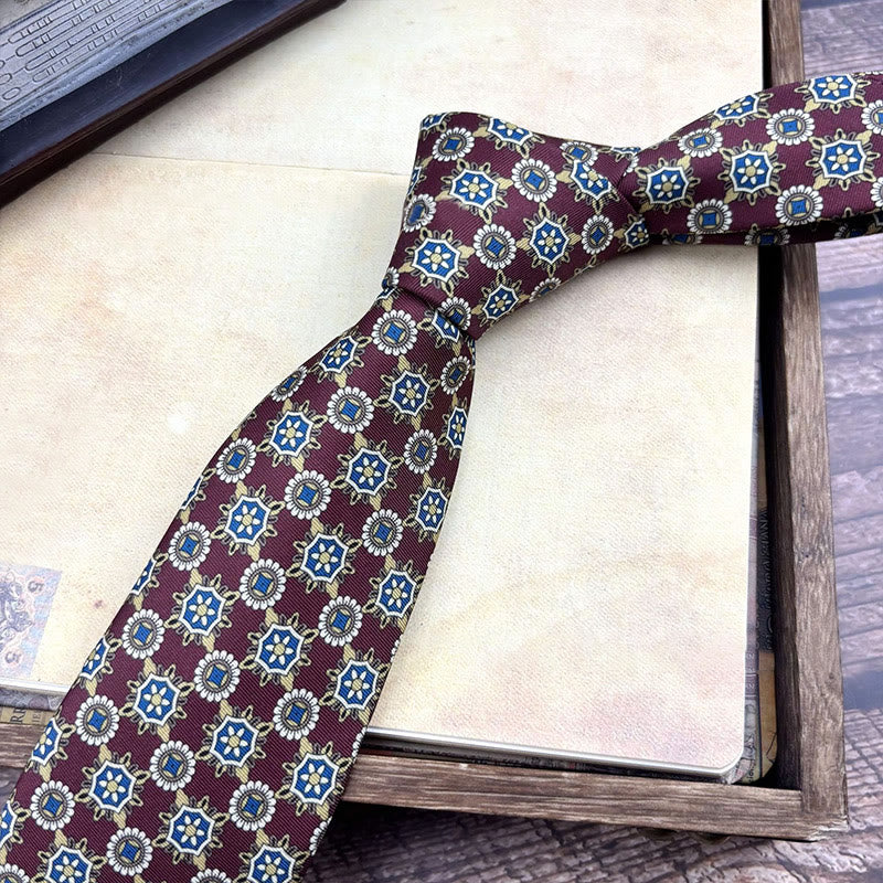 Men's Personalized Retro Patterned Hand Tie Multi Style Necktie - Image 28