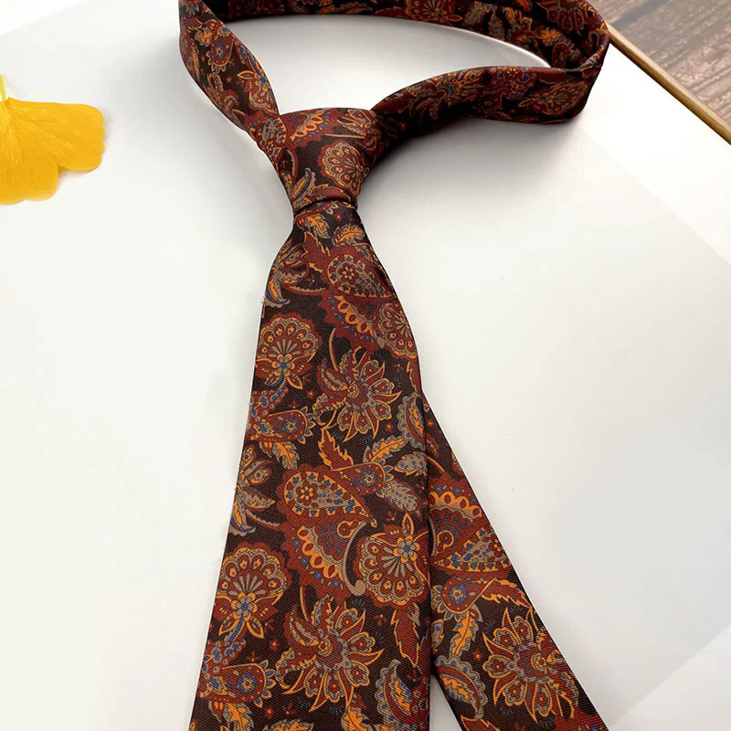 Men's Personalized Retro Patterned Hand Tie Multi Style Necktie - Image 7