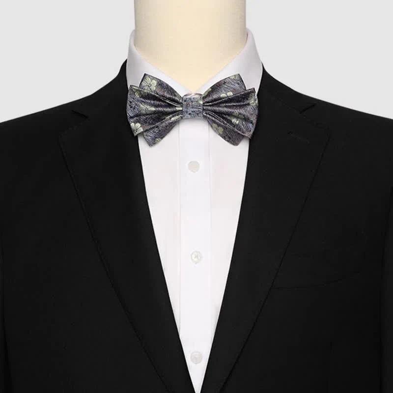 Men's Little Daisy Luxury Floral Bow Tie - Image 2