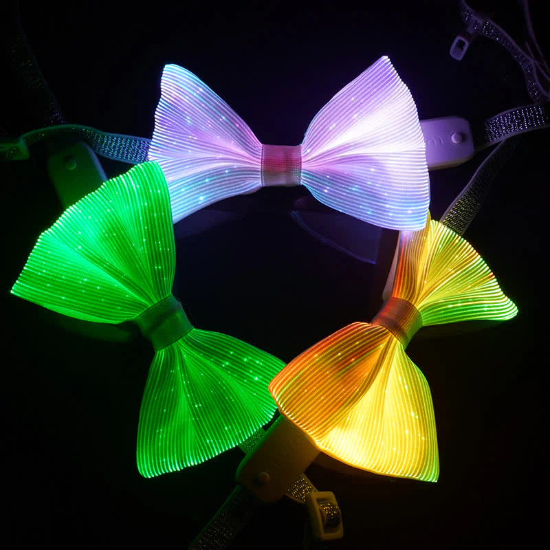 Men's Rechargeable Magical LED Bow Tie - Image 7