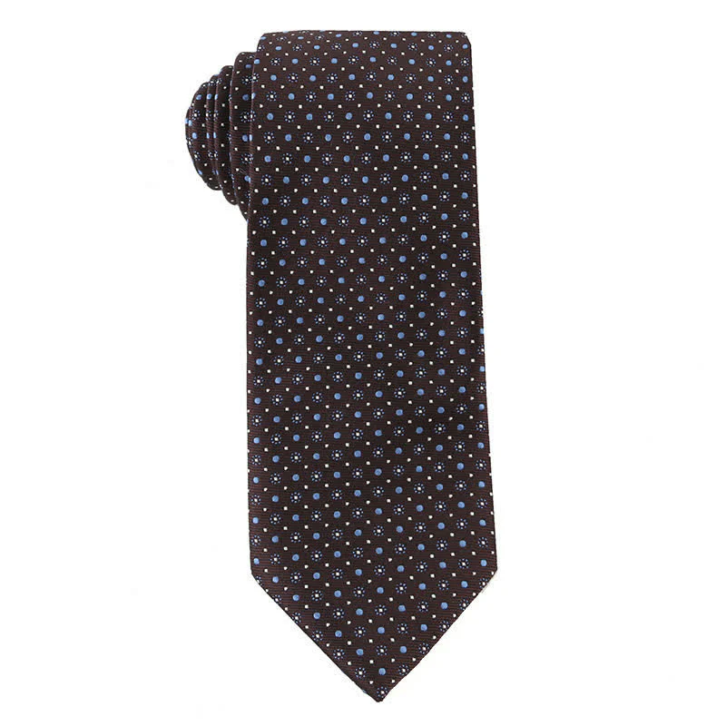 Men's Retro Brown Series Necktie - Image 10