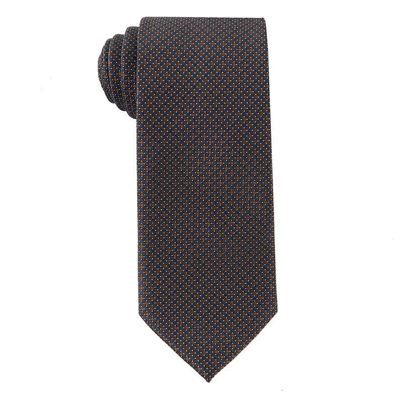 Men's Retro Brown Series Necktie - Image 4
