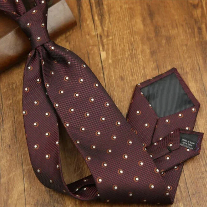 Men's Retro Elegant Cashew Patterned Formal Necktie - Image 3