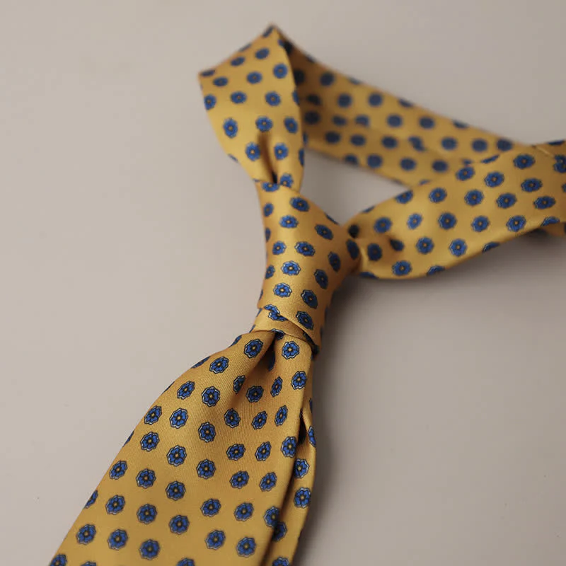 Men's Retro Elegant Neckwear Floral Pattern Necktie - Image 24