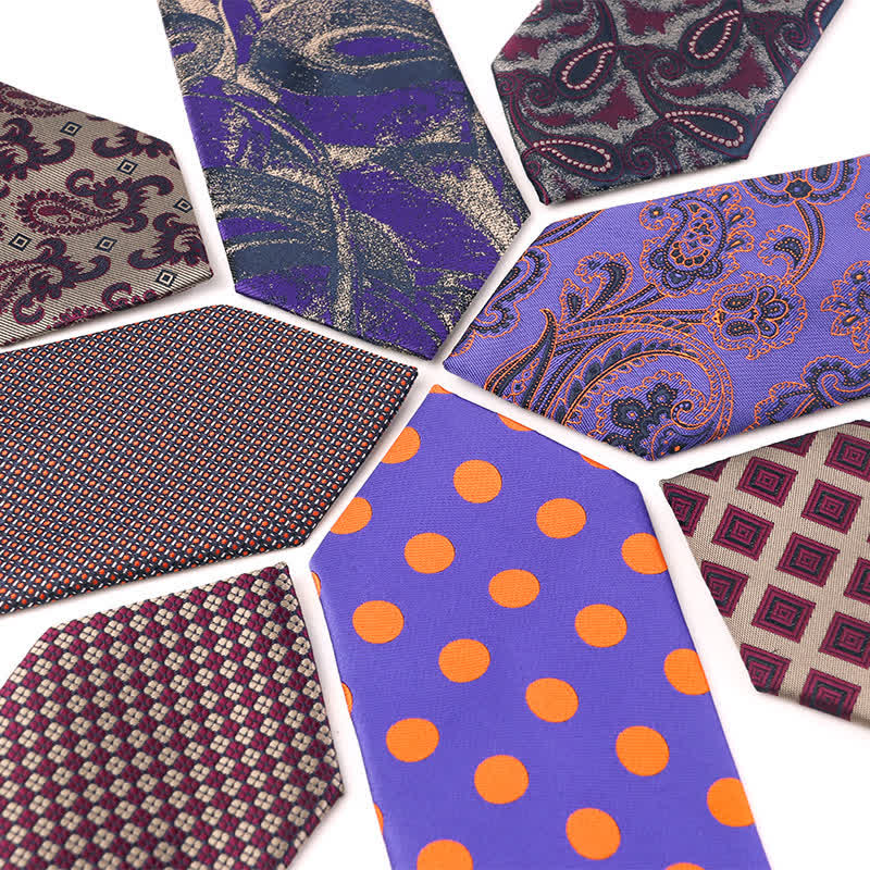 Men's Retro Purple Series Evening Dress Accessories Necktie - Image 2