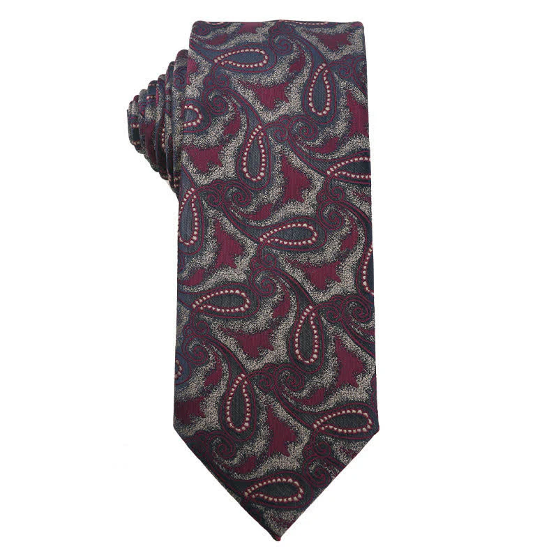 Men's Retro Purple Series Evening Dress Accessories Necktie - Image 5