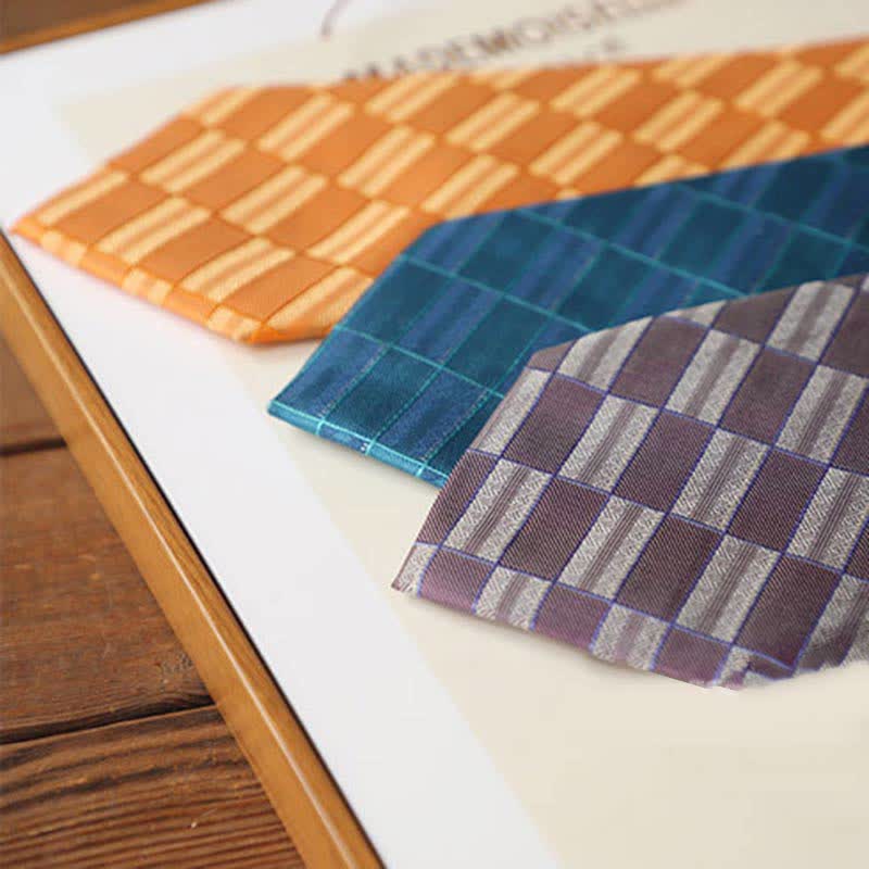 Men's Retro Street Style Geometric Necktie - Image 3