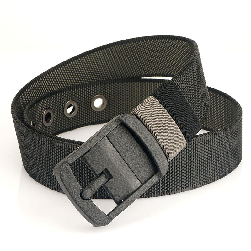 Men's Rotatable Alloy Buckle Belt Reversible Military Belt - Image 9
