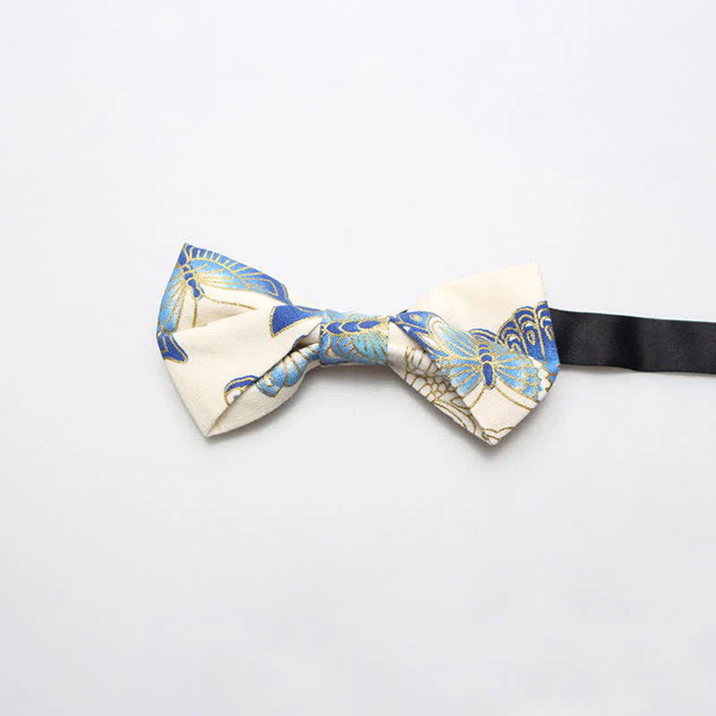 Men's Royal Pattern Wedding Cotton Bow Tie - Image 10