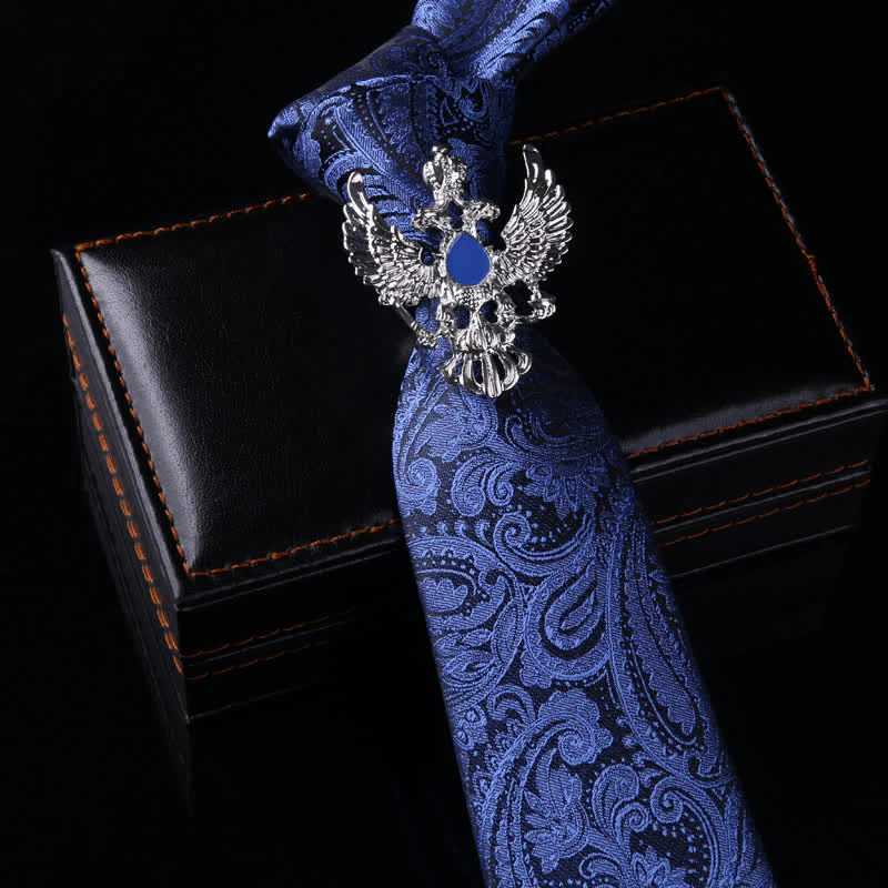Men's Royal Throwback Pin Buckle Necktie - Image 10