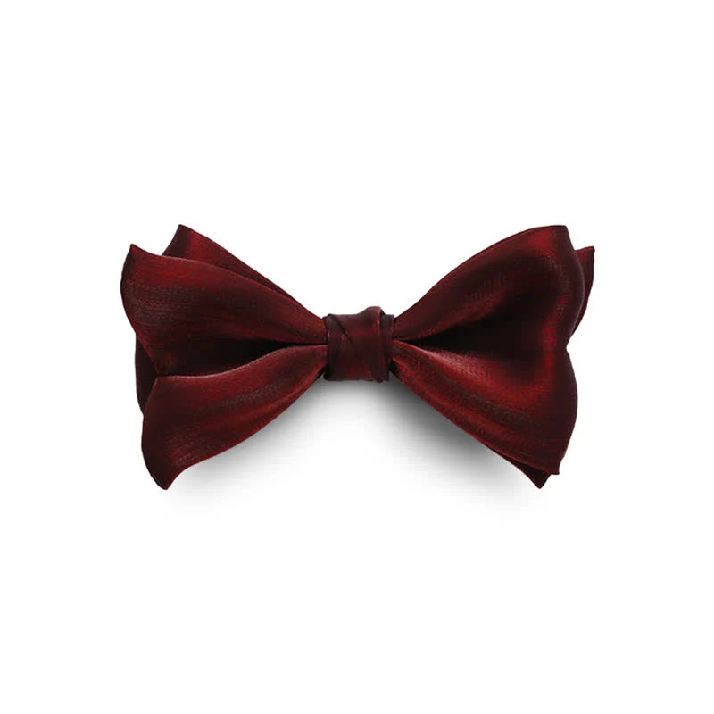Men's Shining Fish Tail Shape Wedding Suit Bow Tie - Image 8