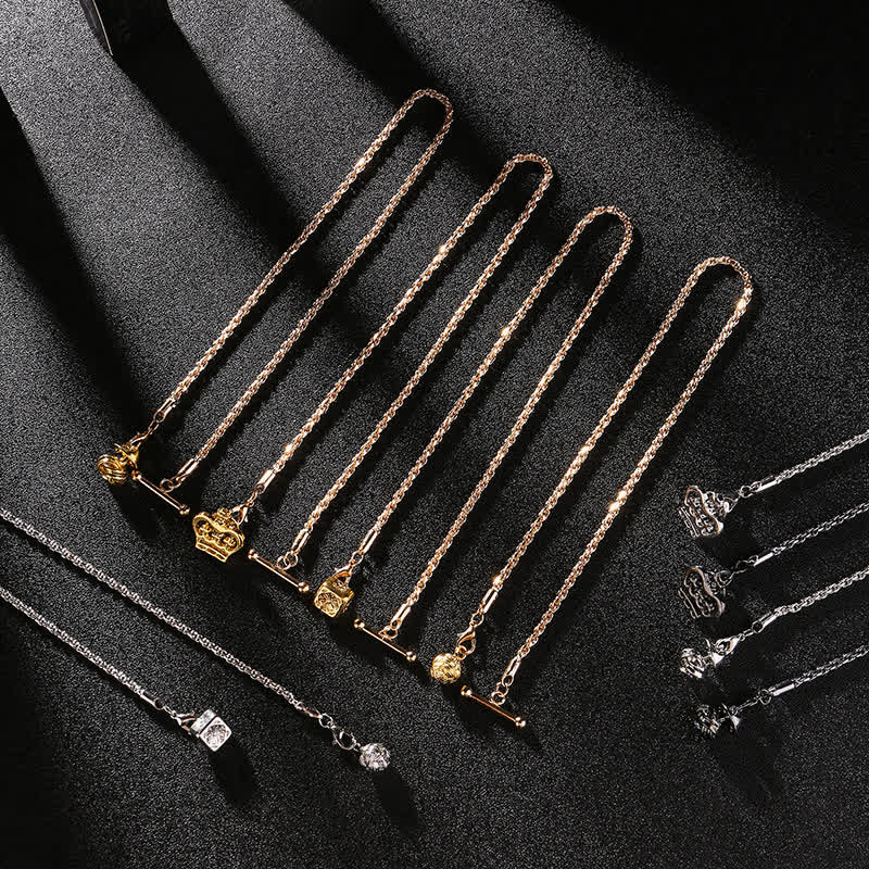 Men's Shirt Tuxedo Stud Lapel Chain Suit Brooch with Hanging Chain - Image 5