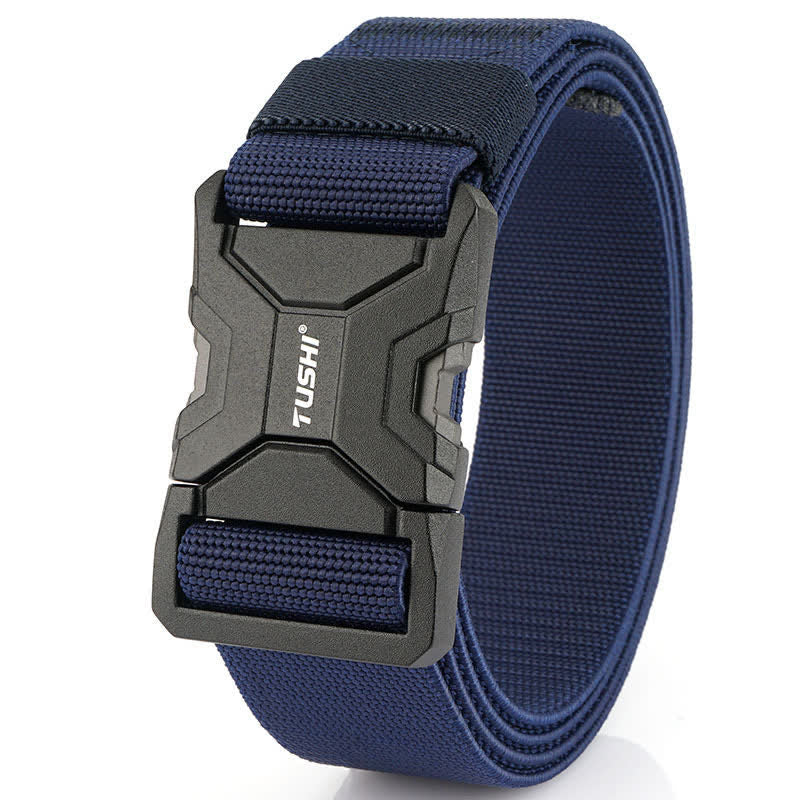 Men's Simple Quick Release Buckle Elastic Tactical Belt - Image 10