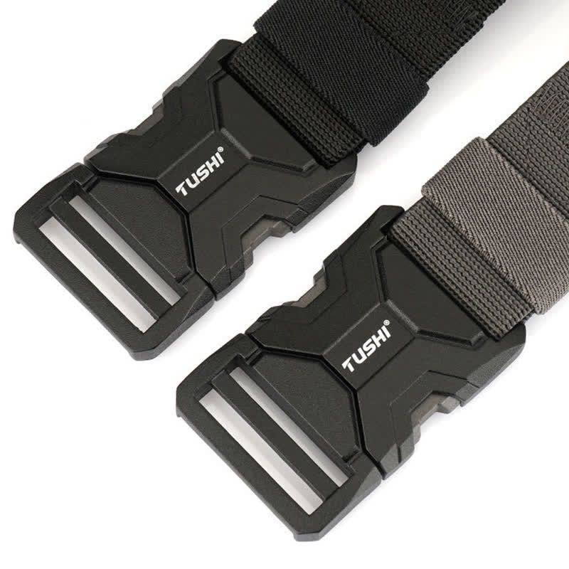Men's Simple Quick Release Buckle Elastic Tactical Belt - Image 5