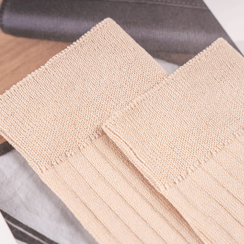 Men's Simple Solid Color Business Cotton Socks - Image 11