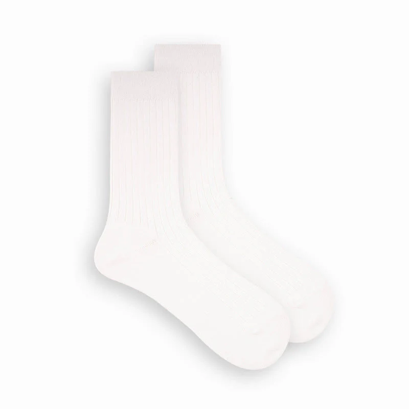 Men's Simple Solid Color Business Cotton Socks - Image 16