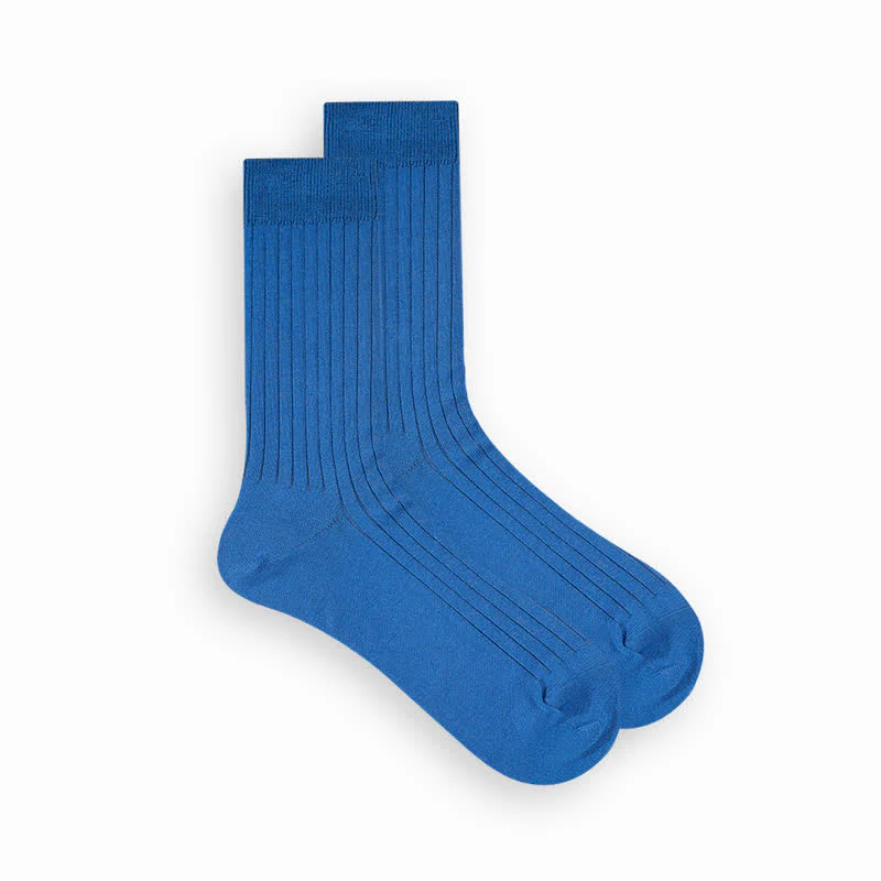 Men's Simple Solid Color Business Cotton Socks - Image 17