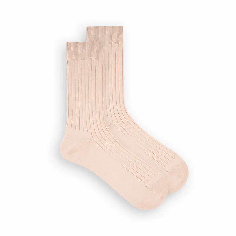 Men's Simple Solid Color Business Cotton Socks - Image 19