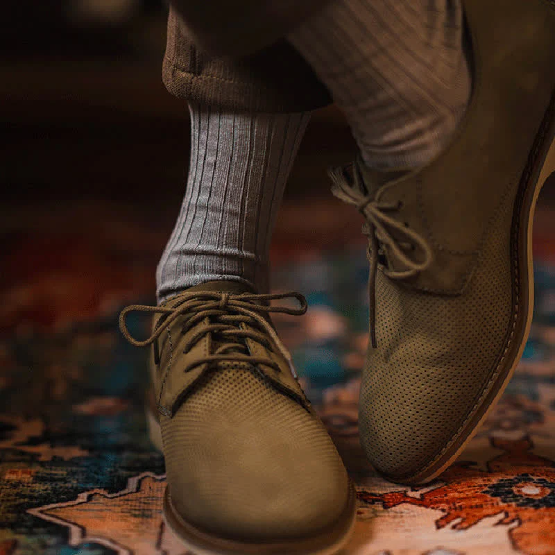 Men's Simple Solid Color Business Cotton Socks - Image 7