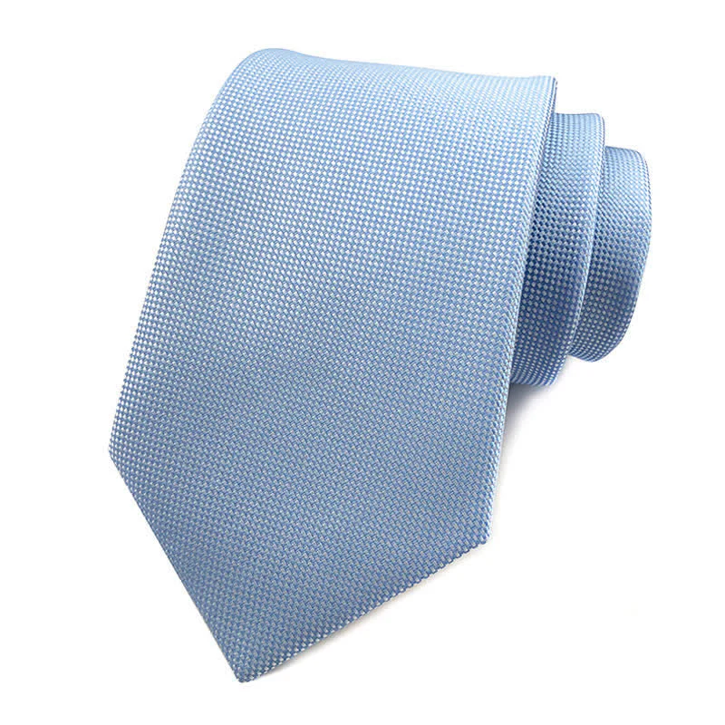 Men's Simple Solid Color Skinny Necktie - Image 13