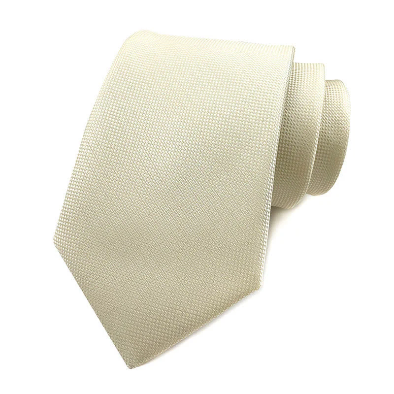 Men's Simple Solid Color Skinny Necktie - Image 14