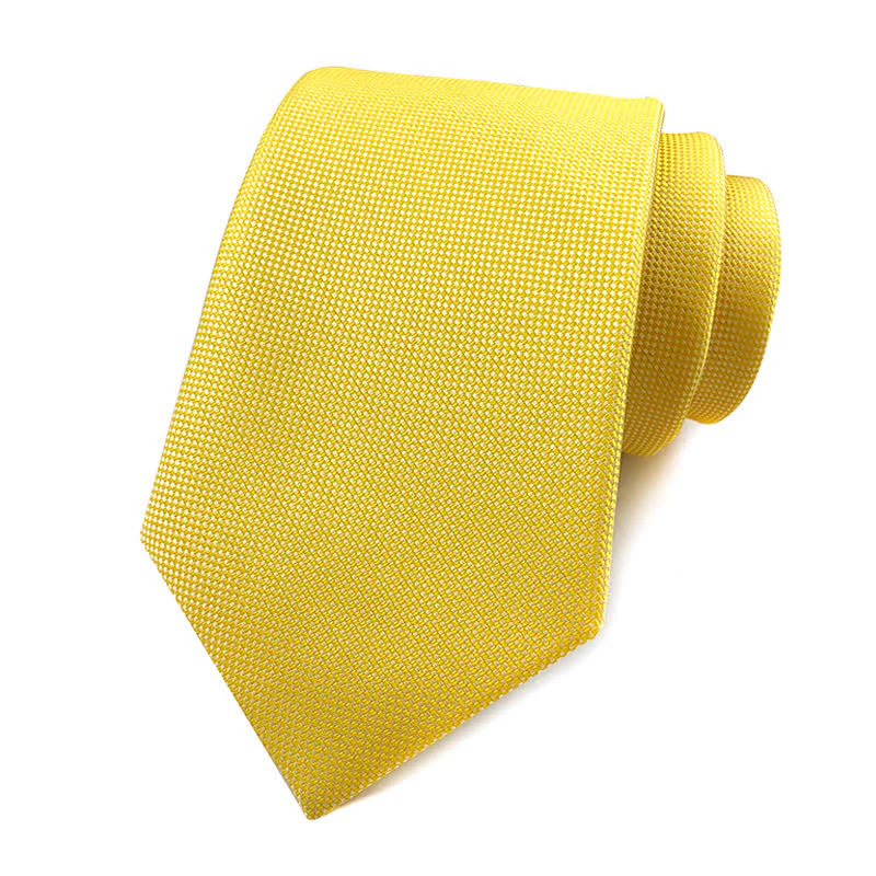 Men's Simple Solid Color Skinny Necktie - Image 15