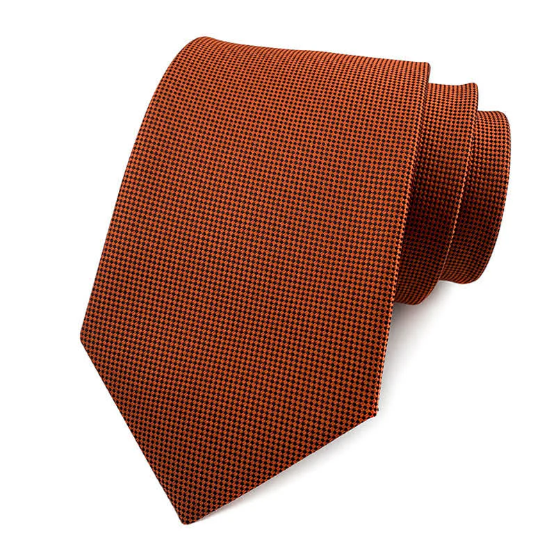 Men's Simple Solid Color Skinny Necktie - Image 16