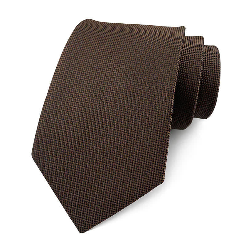 Men's Simple Solid Color Skinny Necktie - Image 17