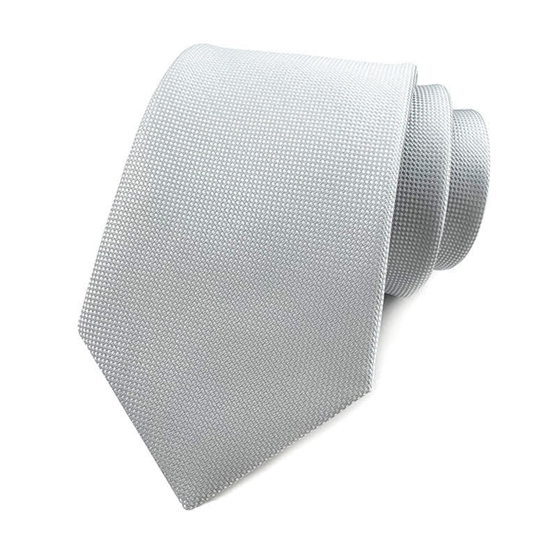 Men's Simple Solid Color Skinny Necktie - Image 18