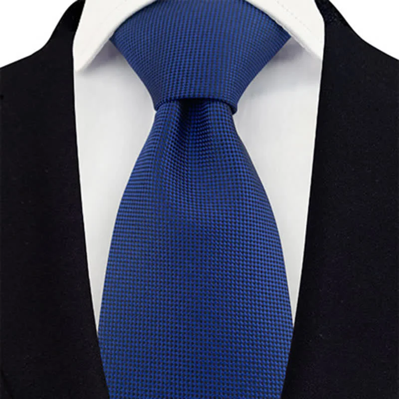 Men's Simple Solid Color Skinny Necktie - Image 2