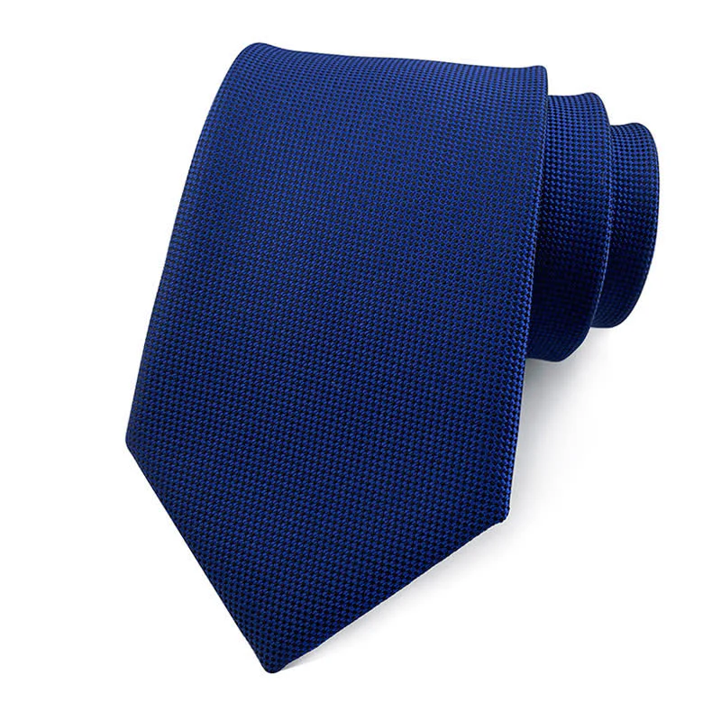 Men's Simple Solid Color Skinny Necktie - Image 3