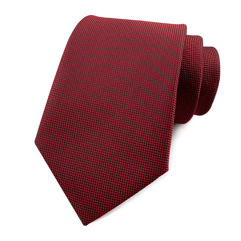 Men's Simple Solid Color Skinny Necktie - Image 5