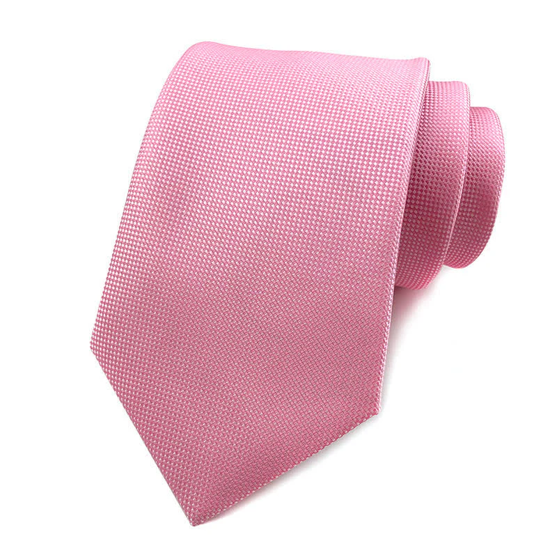 Men's Simple Solid Color Skinny Necktie - Image 7