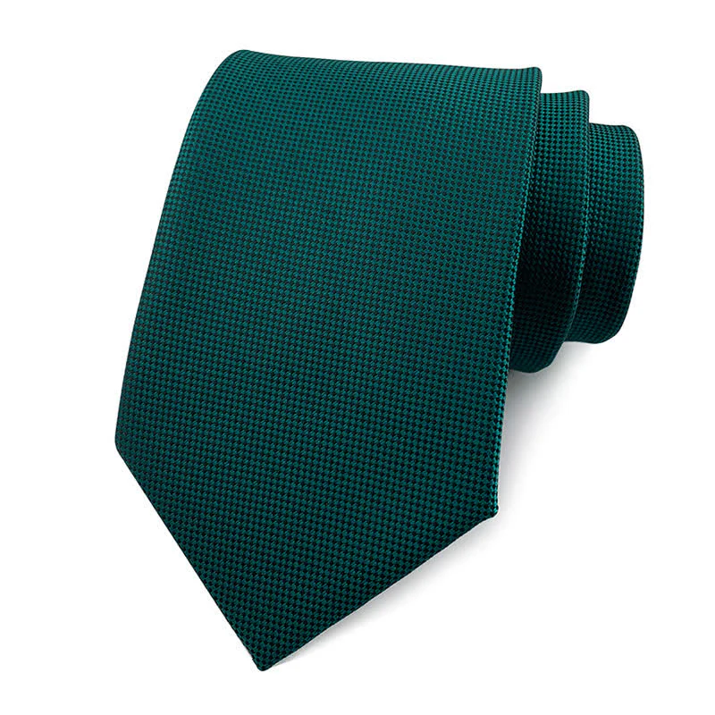 Men's Simple Solid Color Skinny Necktie - Image 8