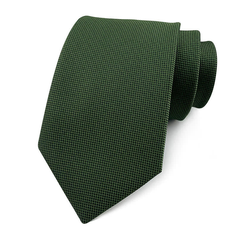 Men's Simple Solid Color Skinny Necktie - Image 9