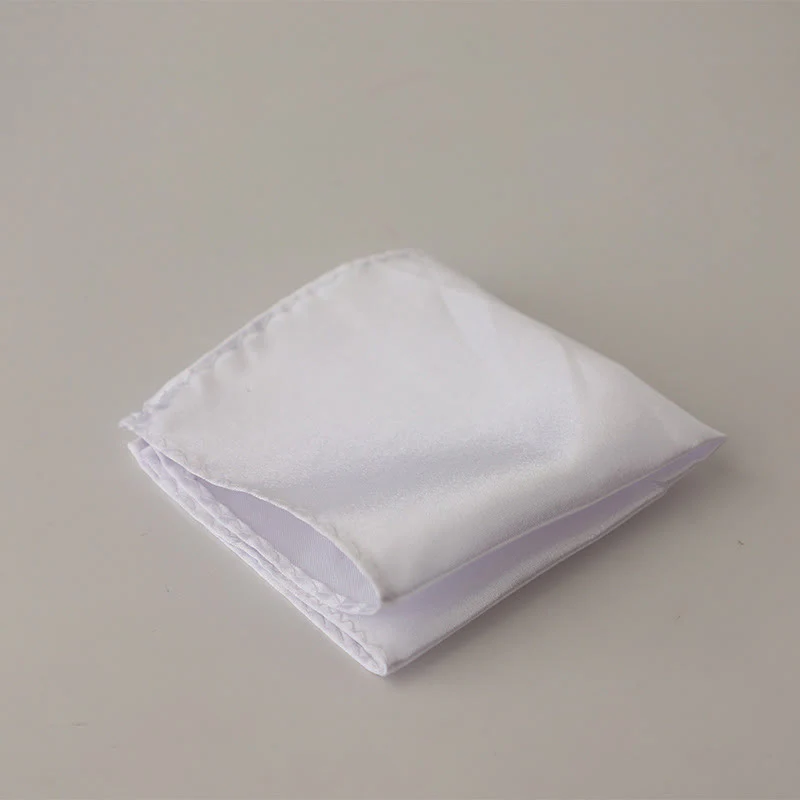 Men's Simple Solid Color Wedding Party Pocket Square - Image 20
