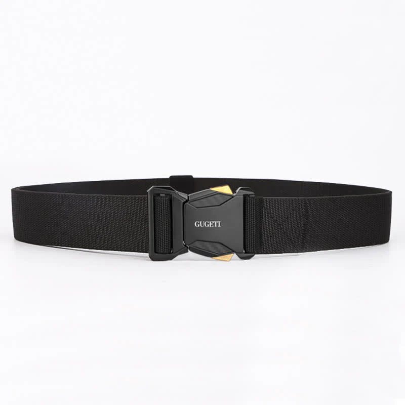 Men's Simple Sport Black Quick Release Nylon Tactical Belt - Image 4