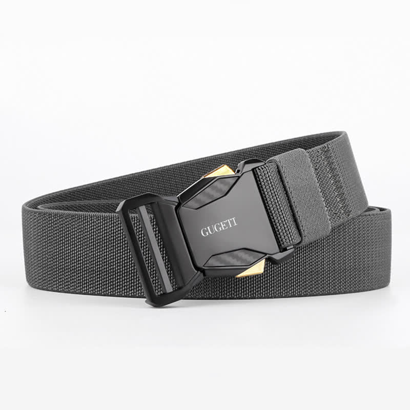 Men's Simple Sport Black Quick Release Nylon Tactical Belt - Image 8