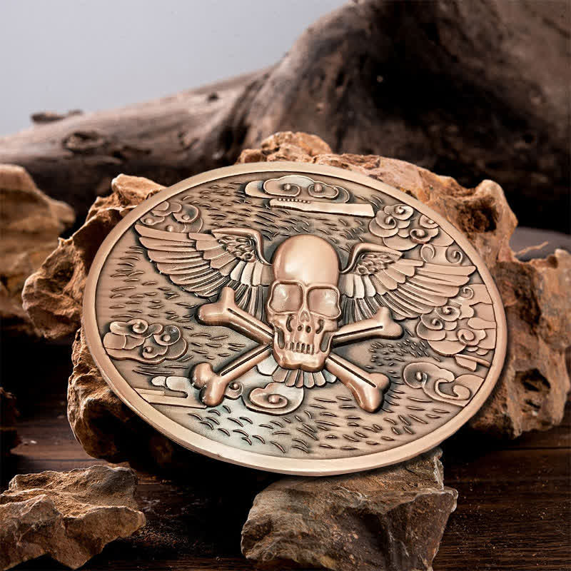 Men's DIY Skull Angel Creative Beer Holder Buckle Leather Belt - Image 8