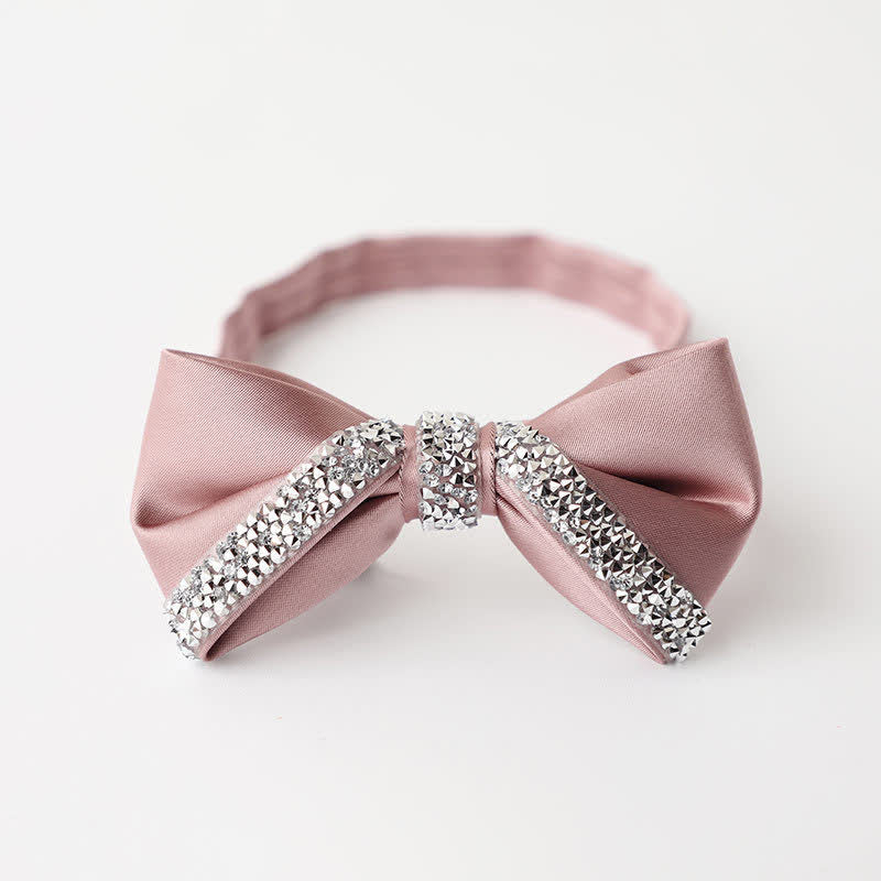 Men's Sparkling Rhinestone Wedding Bow Tie - Image 14