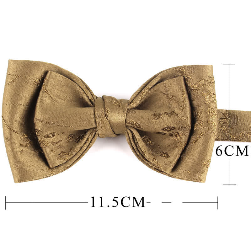 Men's Special Meticulous Floral Wedding Bow Tie - Image 12