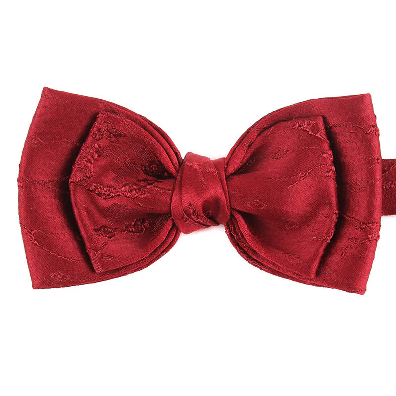 Men's Special Meticulous Floral Wedding Bow Tie - Image 6
