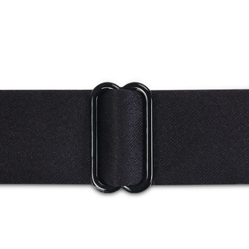 Men's Stylish Paisley Double Layers Pionted Bow Tie - Image 8