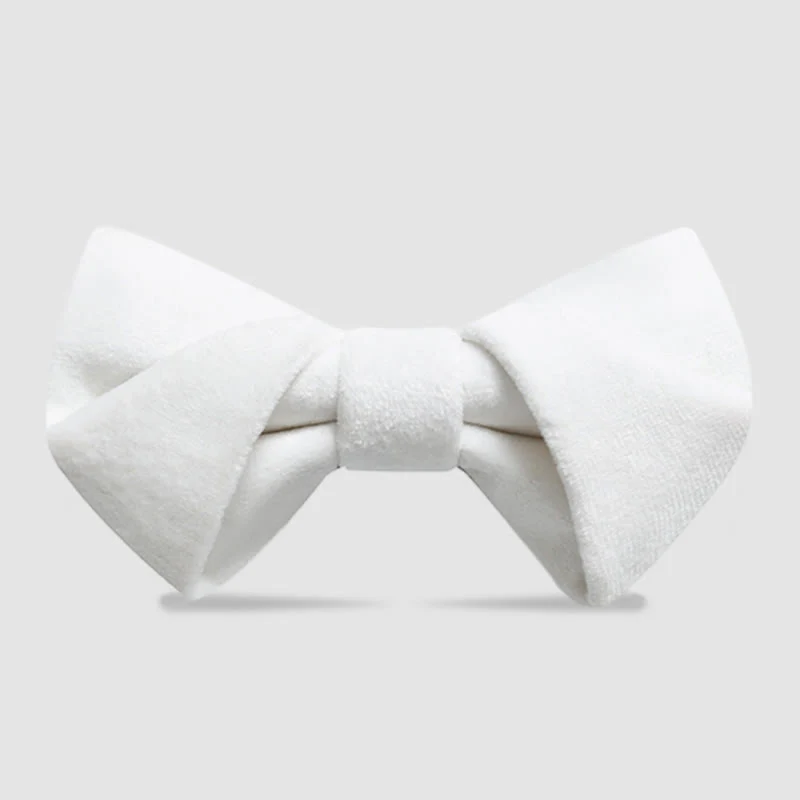 Men's Stylish Twist Velvet Bow Tie - Image 12