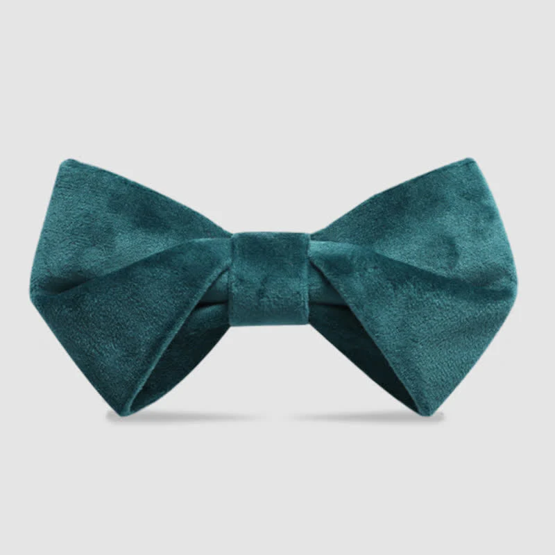 Men's Stylish Twist Velvet Bow Tie - Image 6