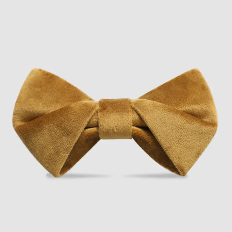Men's Stylish Twist Velvet Bow Tie - Image 8