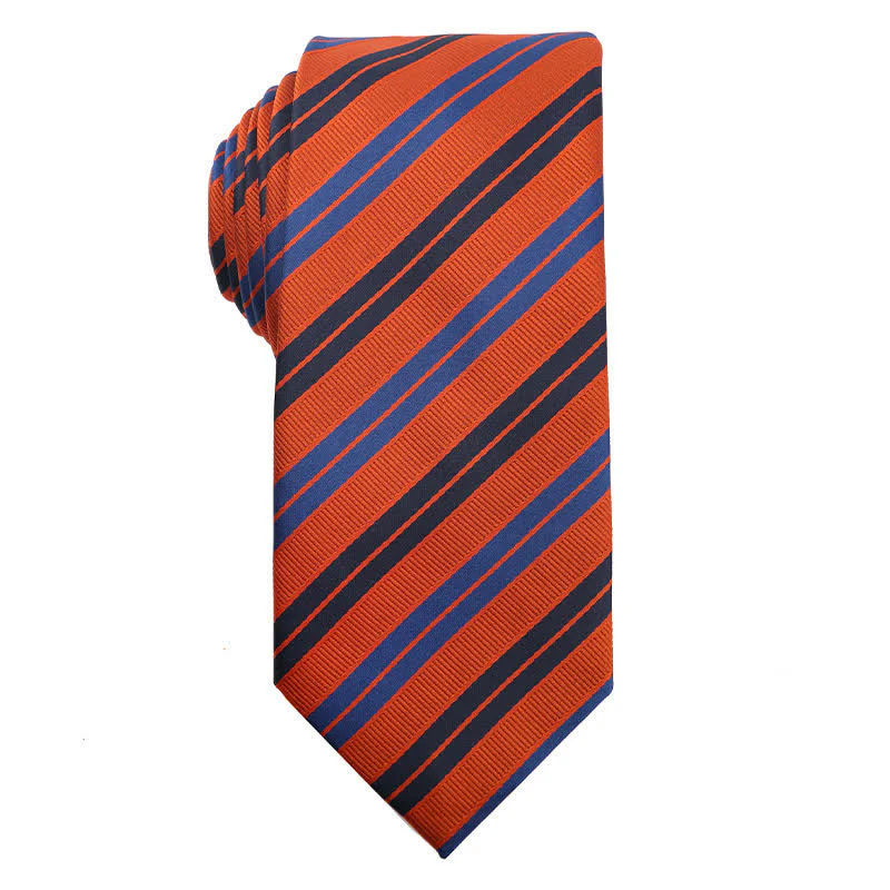 Men's Summer Orange Series Evening Dress Accessories Necktie - Image 10