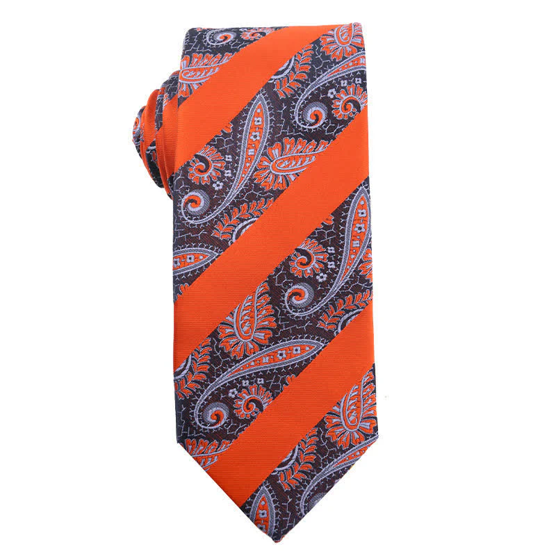 Men's Summer Orange Series Evening Dress Accessories Necktie - Image 3