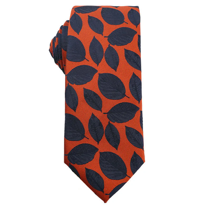 Men's Summer Orange Series Evening Dress Accessories Necktie - Image 6
