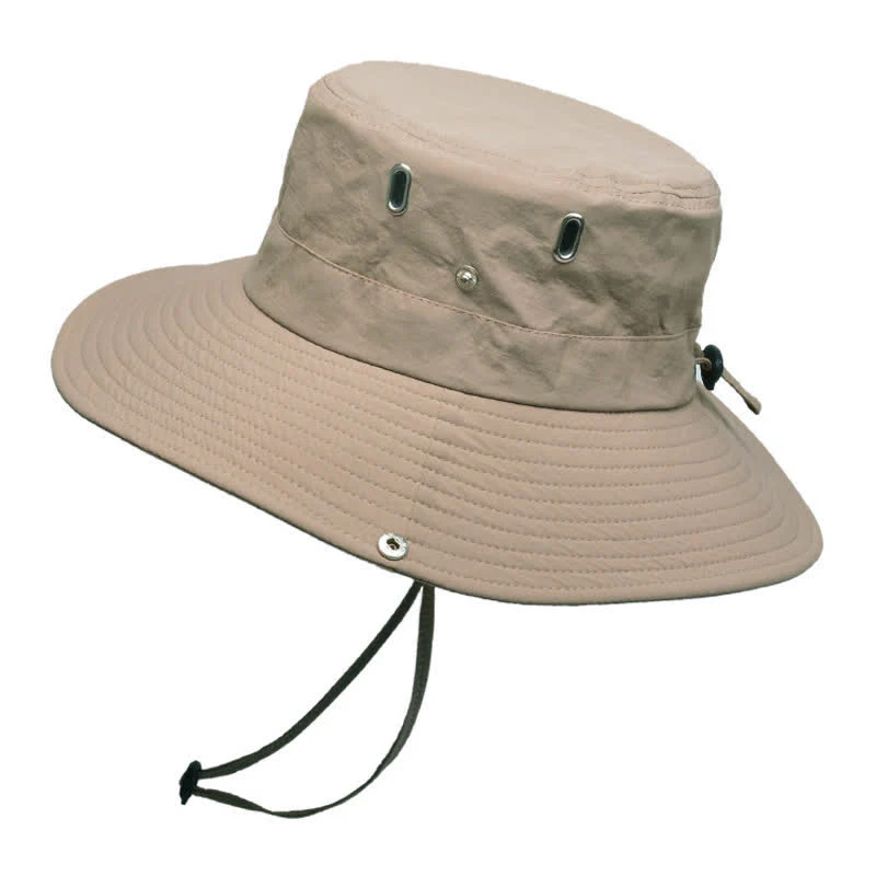 Men's Sunshade Big Brim Mountaineering Bucket Hat - Image 13